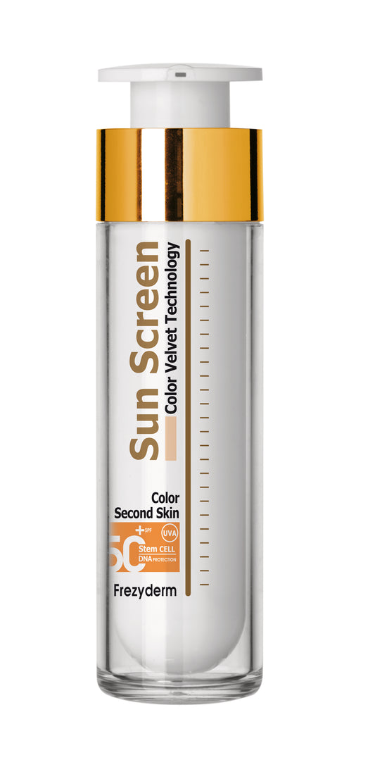 Frezyderm Bloqueador solar tipo velvet con color