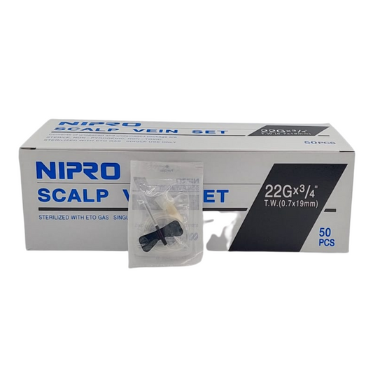 Maripositas Estériles de 22G X 3/4 Nipro