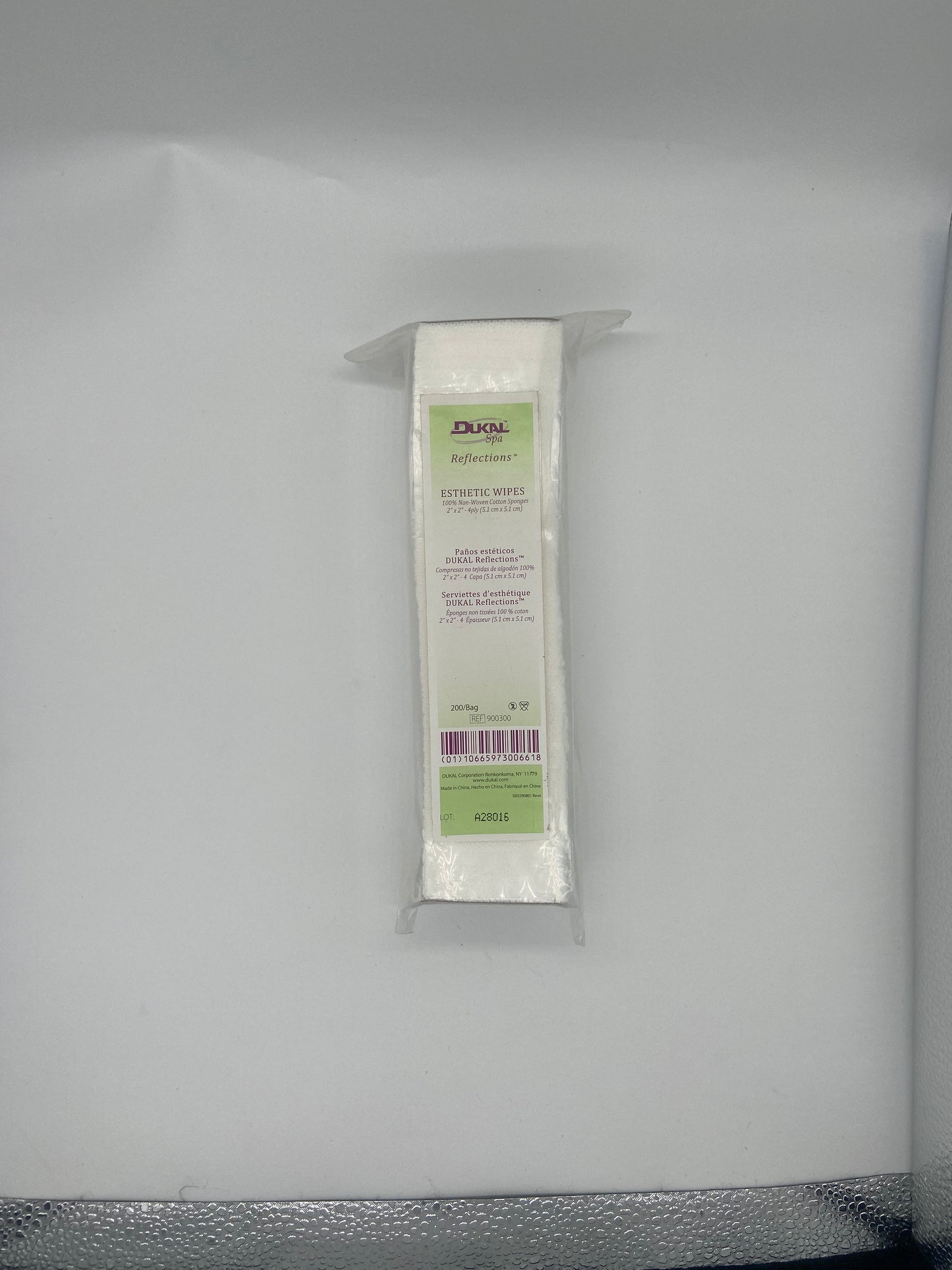 Gasas estéticas marca Dukal 2x2 de 4 pliegues