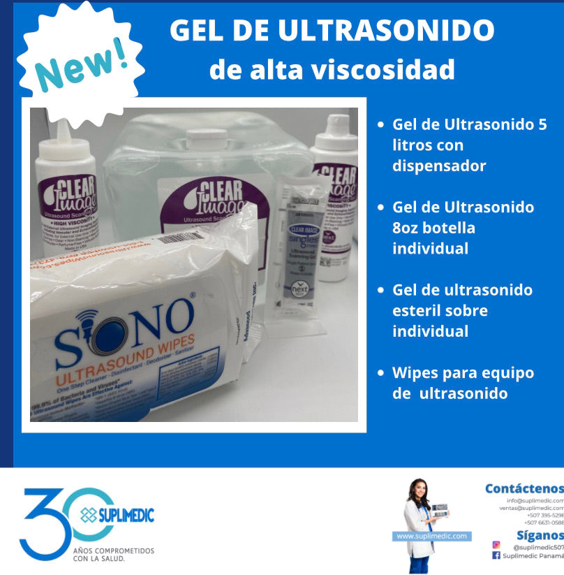 Sono wipes para ultrasonido