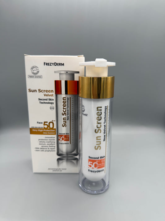 Frezyderm bloqueador solar velvet sin color