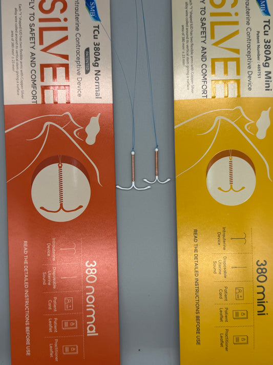 SILVEE MINI DISPOSITIVO ANTICONCEPTIVO INTRAUTERINO CON PLATA