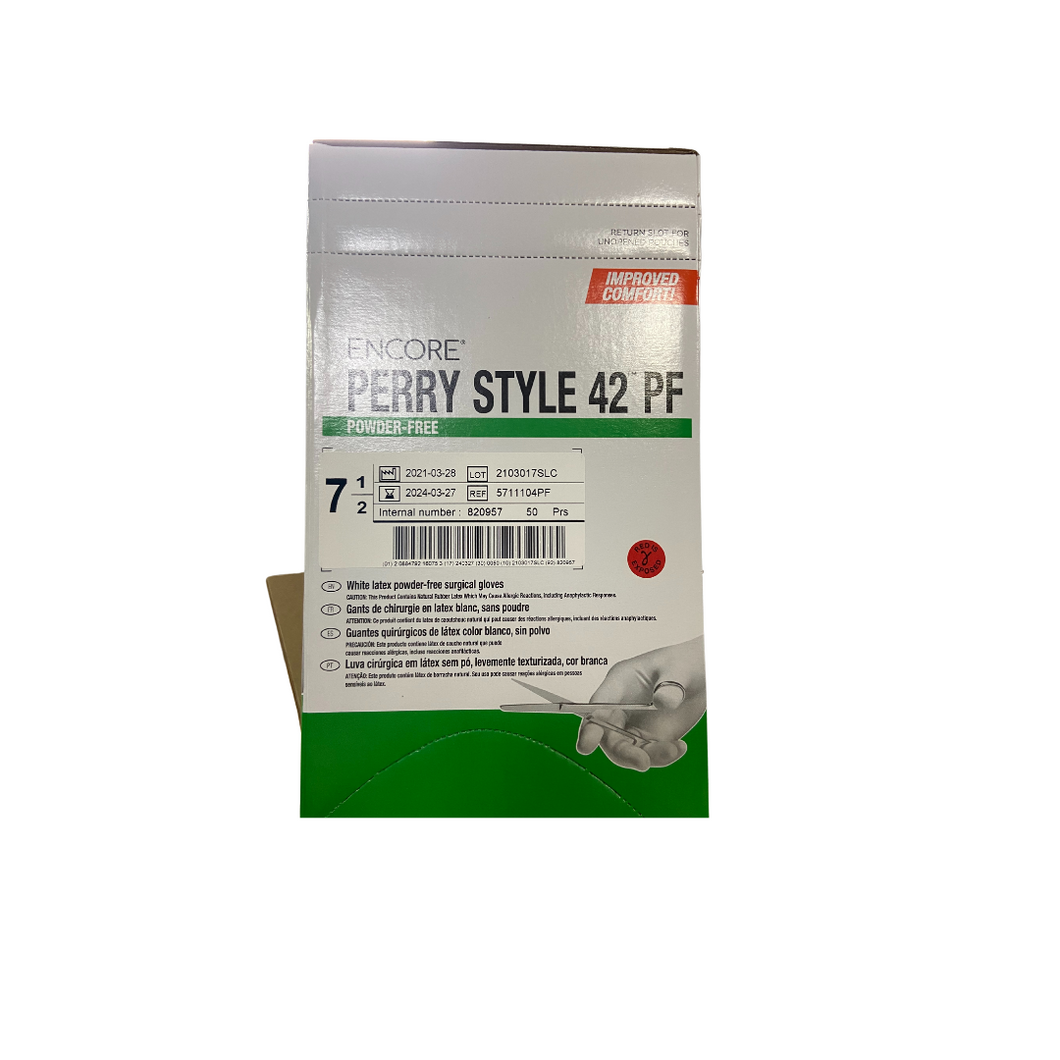 Sobre individual  de Guantes estériles  Perry 7.0