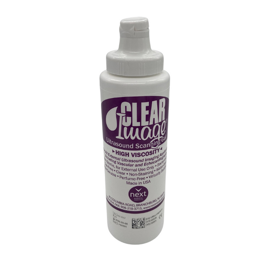 Botella de Gel de Ultrasonido Clear Image de 250 ml (8oz)