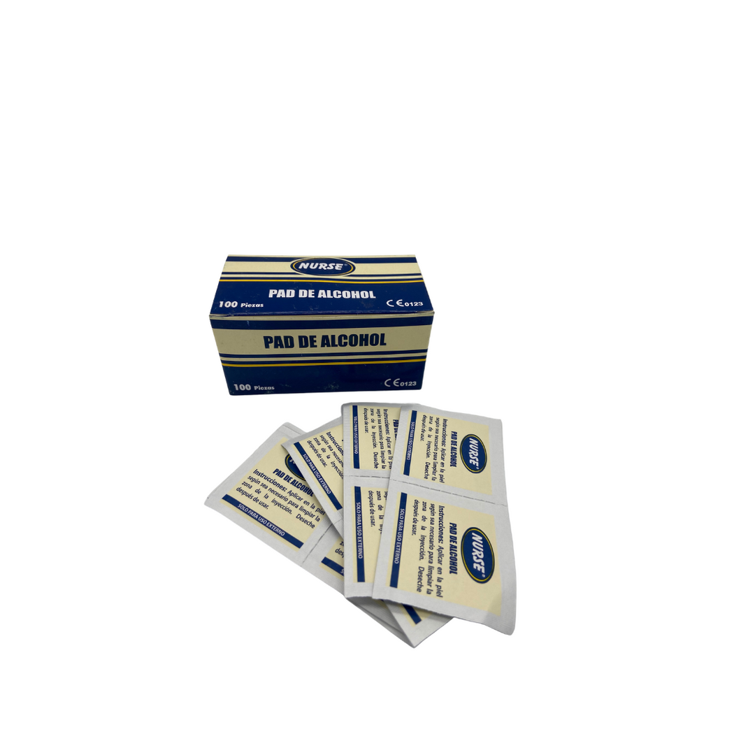 Pads de alcohol estériles