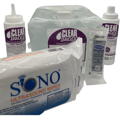Botella de Gel de Ultrasonido Clear Image de 250 ml (8oz)