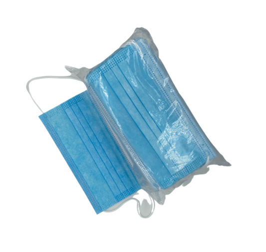 Caja de mascarillas quirúrgicas de 3 pliegues
