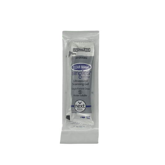 Gel de Ultrasonido estéril Clear Image sobre de 20g