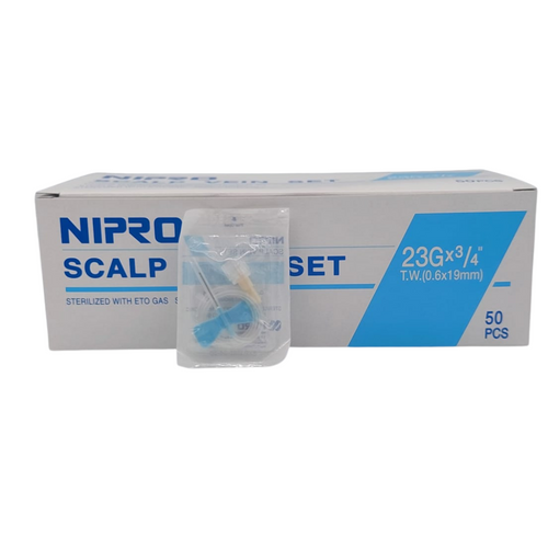Maripositas Estériles de 23G X 3/4 Nipro