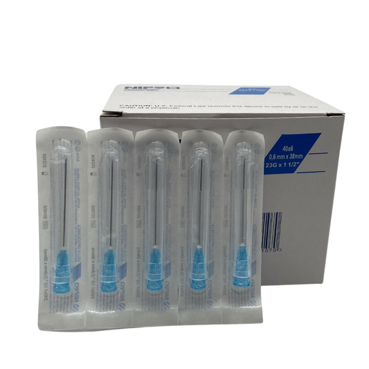 Agujas desechables 23G x 1 1/2"