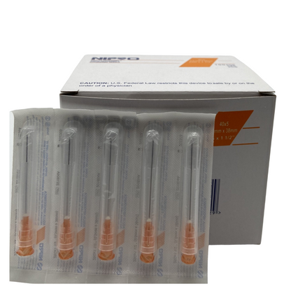 Agujas desechables 25G x 1 1/2"