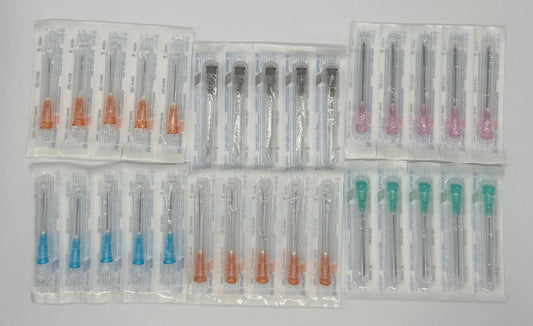 Agujas desechables 30G x  1/2"