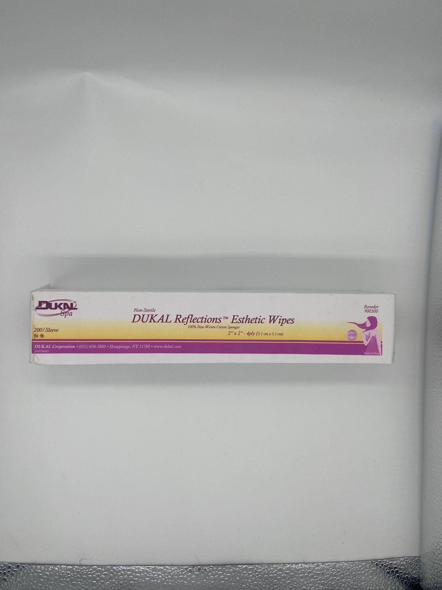 Gasas estéticas marca Dukal 2x2 de 4 pliegues