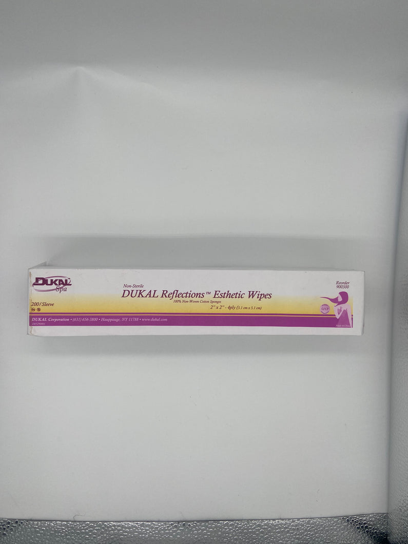 Gasas estéticas marca Dukal 2x2 de 4 pliegues